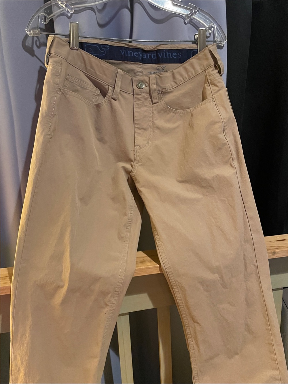 Vineyard Vines Men's Brown/Tan Chino Pants - Picture 6 of 7